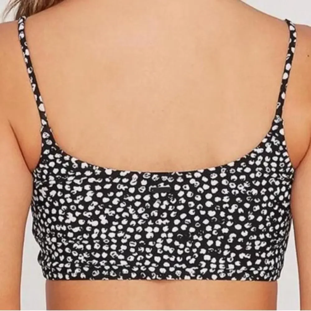 Volcom Black and White bikini top